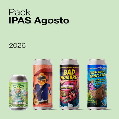 Agosto, 2026 · IPAS | 4 latas 475ml