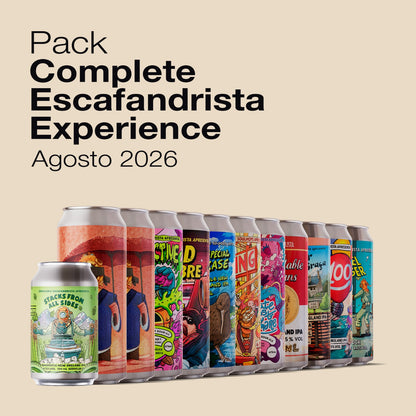 Agosto, 2026 · Complete Experience | 12 latas 475ml