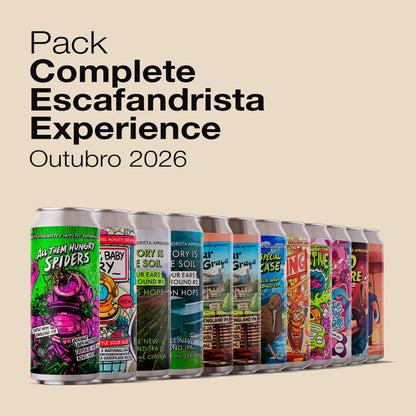 Outubro, 2026 · Complete Escafandrista Experience | 12 latas 475ml