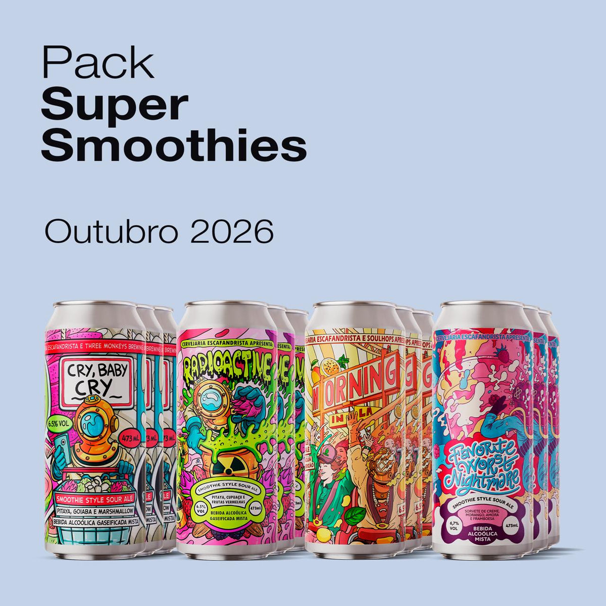 Outubro, 2026 · Super Smoothies | 12 latas 475ml